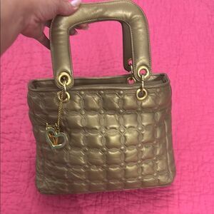 Colini Handbags Gold Quilted genuine leather Handbag